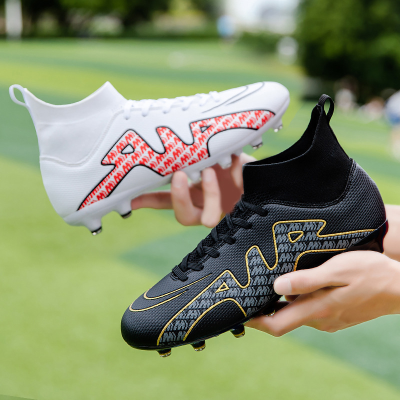 C Romesse Scarpa da calcio da uomo High Top AG Long Artificial Lawn TF Chipping Nail Youth Game Training_voghion.com