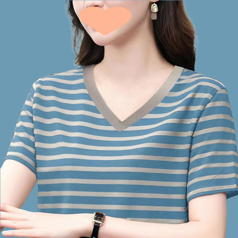 小さな襟のデザイン、ファッショナブルでエレガントな女性用純綿半袖シャツ、2025年夏の新しいスタイル、ゆったり、多用途、外国風、小と路|undefined
