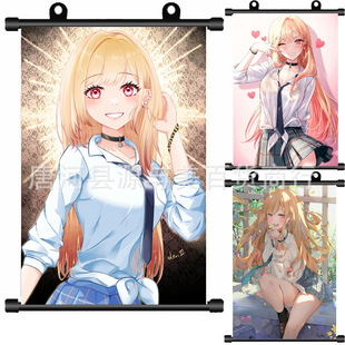 Dressing doll falling in love xidoguan Haimeng cartoon hanging painting poster secondary yuan peripheral Amazon comic exhibition