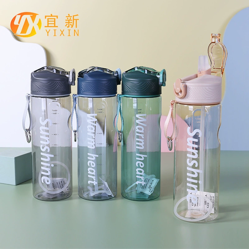 Creative capacious plastic handheld tea cup, simple and elegant design