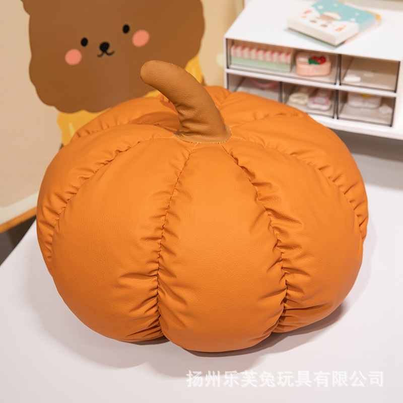かわいいカラフルなカボチャ枕おもちゃ特殊な形の野菜枕マカロンカラー家の装飾ハロウィンギフトバッチ|undefined