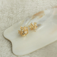 14k����ɫ�ʯ�ʹڵ����� diy�ֹ��Ʒ��� ����ճ�U������
