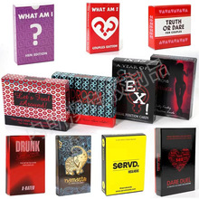 全英文卧室命令sex性爱姿势卡牌成人趣味醉酒卡牌顽皮礼物放松卡