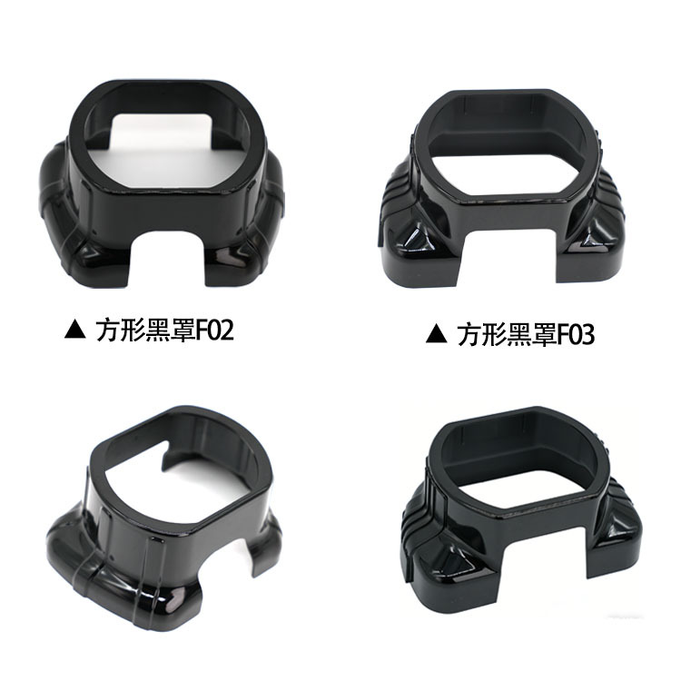Faros Delanteros para Automóviles al por Mayor, Lentes Bi-xenón LED de 3.0 Pulgadas, Cubierta Decorativa Cuadrada Especial, Accesorios de Modificación y Mejora, Protector de Luz