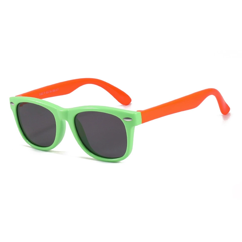 Silicone Children's Sunglasses, UV Protection, TAC Polarized Lenses, Assorted Colors (Ages 2+)
