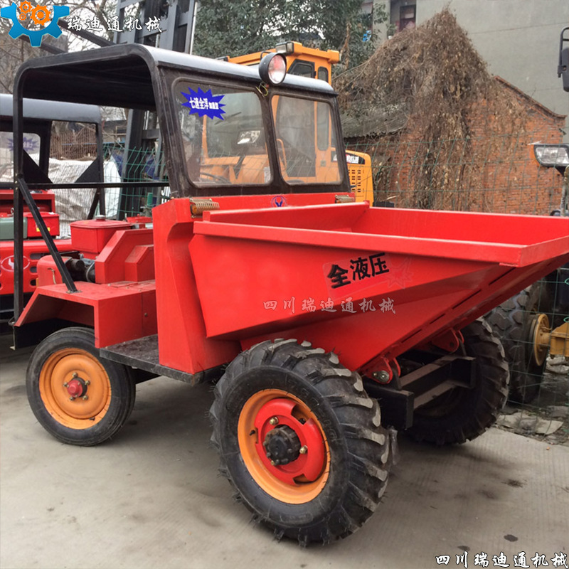 FC-15工程前翻斗车  柴油四轮液压前翻斗车 蹦蹦车