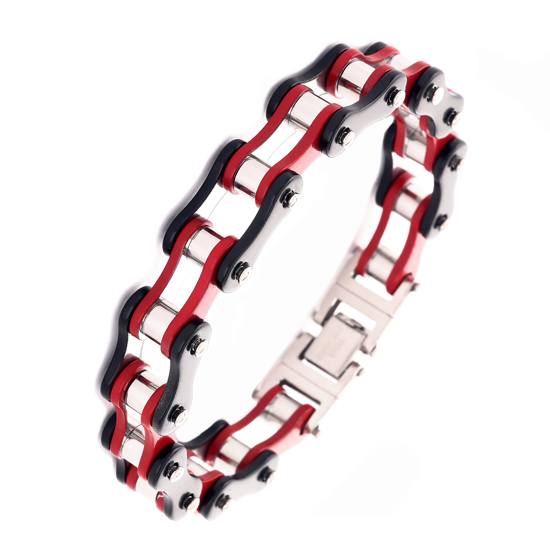 Bracciale uomo a catena in acciaio inossidabile stile punk_voghion.com