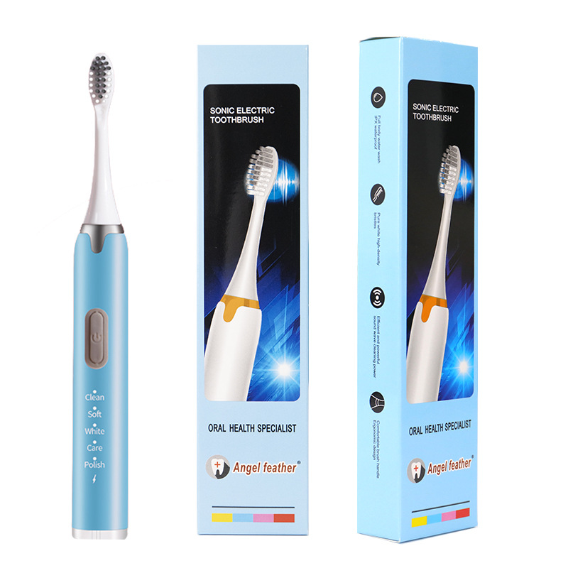 Carga de 5 velocidades Cepillo de dientes eléctrico de lana suave para adultos Impermeable para parejas Cepillo de dientes de limpieza gingival al por mayor Limpieza y blanqueamiento