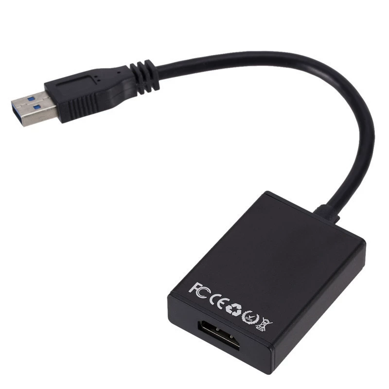 Кабель-конвертер USB в HDMI без драйвера, внешняя видеокарта для компьютера, USB3.0→HDMI