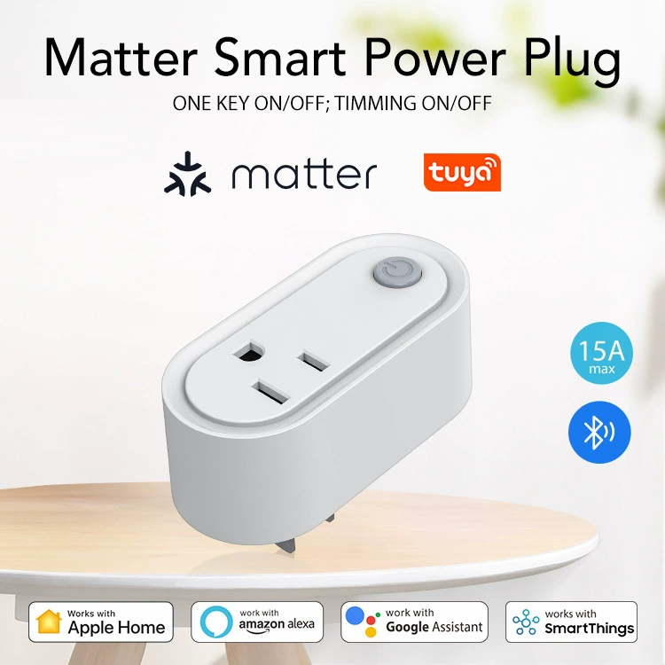[NEOMatter WiFi умная розетка стандарт США 15A с измерением поддержка Apple/Google/Amazon]