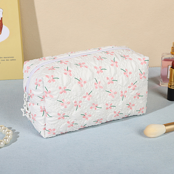 capacious cosmetic bag