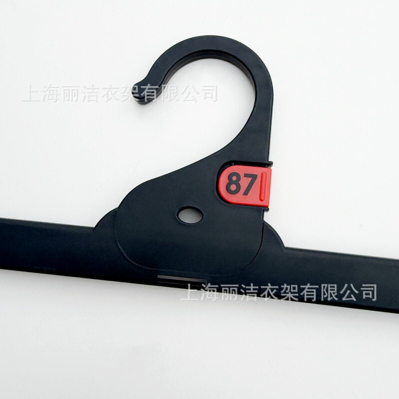 工場直売fl 59プラスチックズボン棚黒色プラスチックズボン棚フロスト黒色無痕掛け対外貿易ズボン棚35cm|undefined