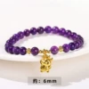 Organic bracelet with amethyst