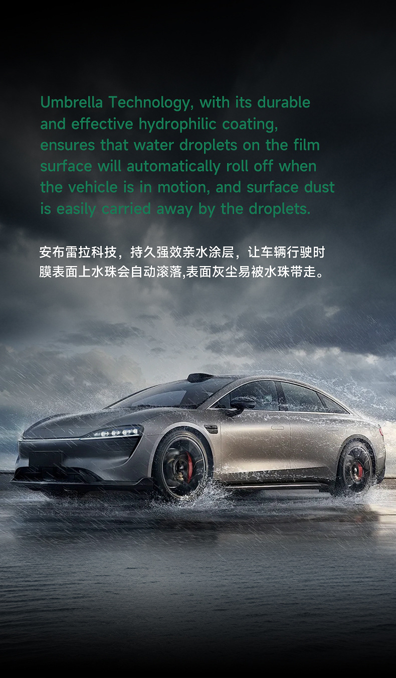 Car Invisible Protective Film Tpu Paint Surface Transparent Protective Film Self-Repairing Anti-Scratch No-Bake Full Body Car Film