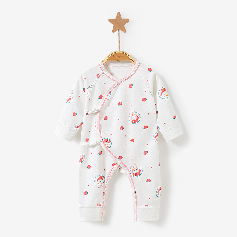 Ropa de bebé recién nacido para primavera, otoño e invierno, algodón puro, 0-3 meses, pelele cálido, mono para bebé recién nacido. image 9