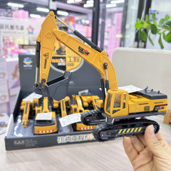 6つの家のシミュレーション工事車の掘削機の模型の男の子の子供のおもちゃの学生募集の贈り物の公園を詰めて露店を出します。