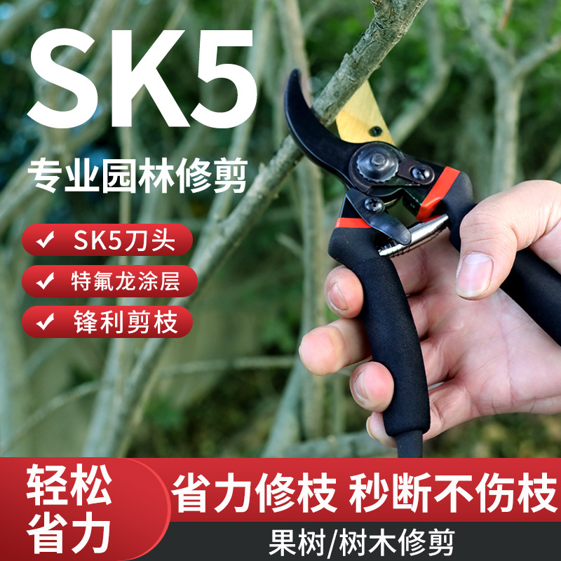 sk5超强省力修枝树枝大号果树剪粗枝剪家用园林剪强力花木省力剪