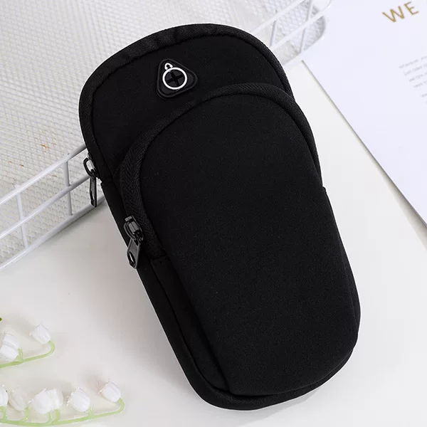 Mobile phone storage bag, sports arm bag, outdoor running wrist bag, lightweight fitness mobile phone arm bag, crossbody wrist arm pouch