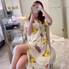 Japanese kimono pajamas summer Short sleeved robe Korean Edition fresh student Thin section summer Nightdress Bathrobe summer