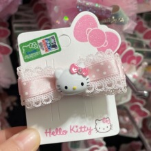 4662正版凯蒂猫儿童发饰hello Kitty正品宝宝头饰可爱蝴蝶结发夹