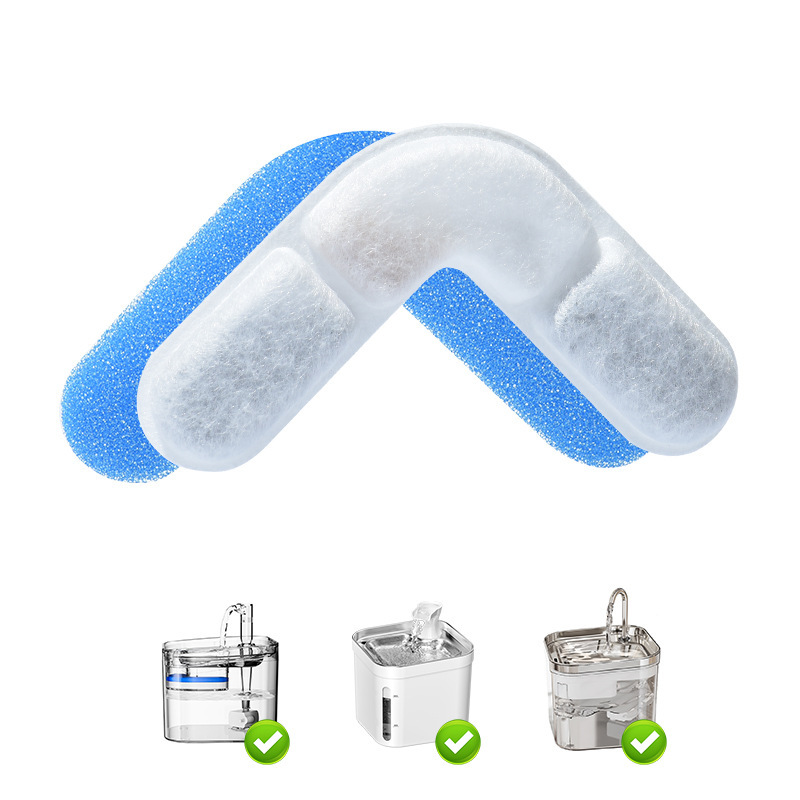 Filtro para mascotas, filtro para gatos, filtro de cabello, filtro de algodón, carbón activado, adaptación múltiple