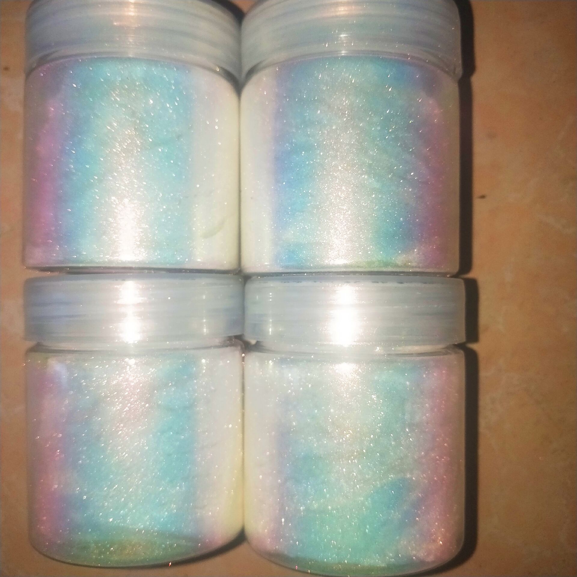 批发新品高光感极光粉镜面粉仙女霓虹粉魔镜粉偏光闪粉 1g/袋