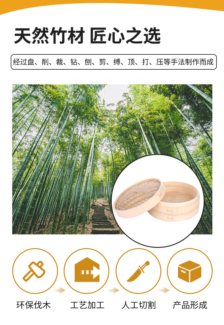 厂家批发精品手工竹蒸笼 小笼包点心蒸屉蒸架 家用大蒸笼竹制蒸笼-阿里巴巴