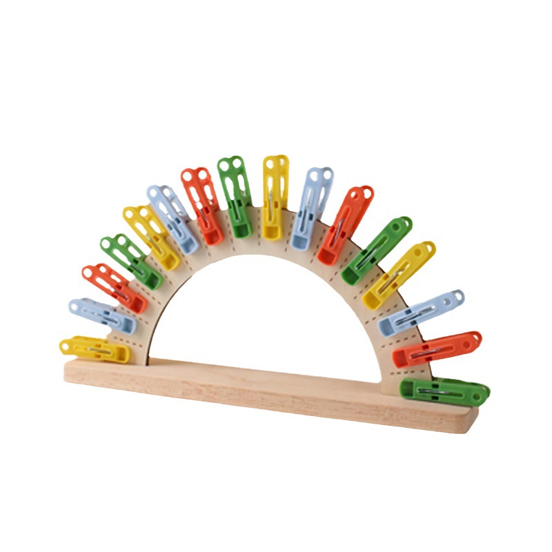 Color de madera con carpeta, música, jardín de infantes para niños, ayudas didácticas Montessori, juguetes educativos para la educación temprana, cognición del color