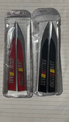Plate Side Label Blade Decorative | Body sticker - pair-art-red