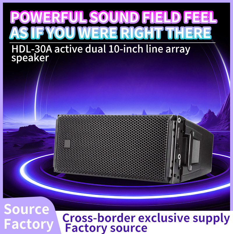 HDL-30A Active Dual 10-Inch Line Array Outdoor Stage Speaker