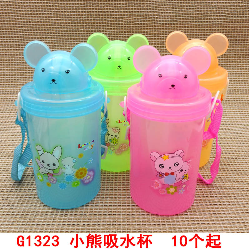 Set de Vasos de Plástico para Baño y Cepillo de Dientes