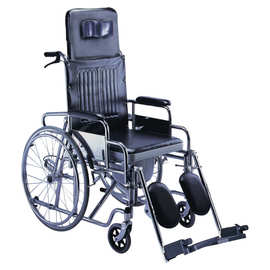 顺康泰老年人带便盆轮椅铁家用坐便器卫生间坐便椅户外手推车