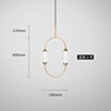 Modern and minimalistic design bar ceiling lamp for living room for bed, light luxury style