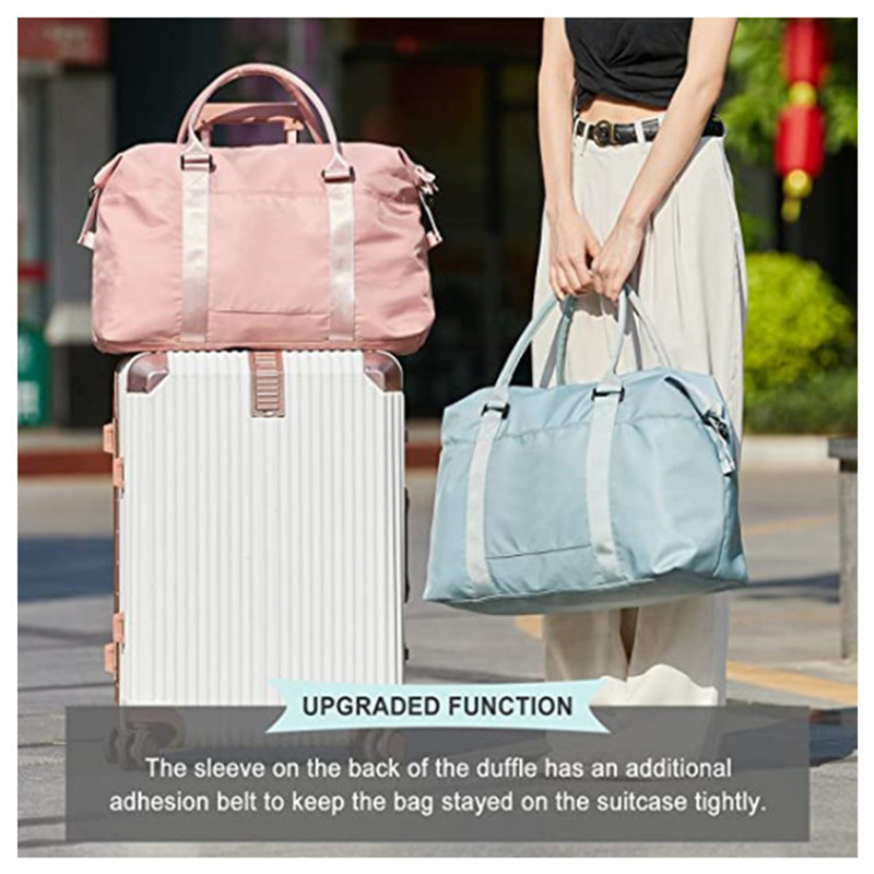 Portable Luggage Sports Handbag Gym Single Shoulder Weekend Overnight Storage Bag Wear-resistant Waterproof_voghion.com