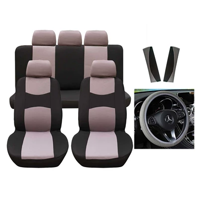 Universal seat cover | Leather Steering Wheel Cover