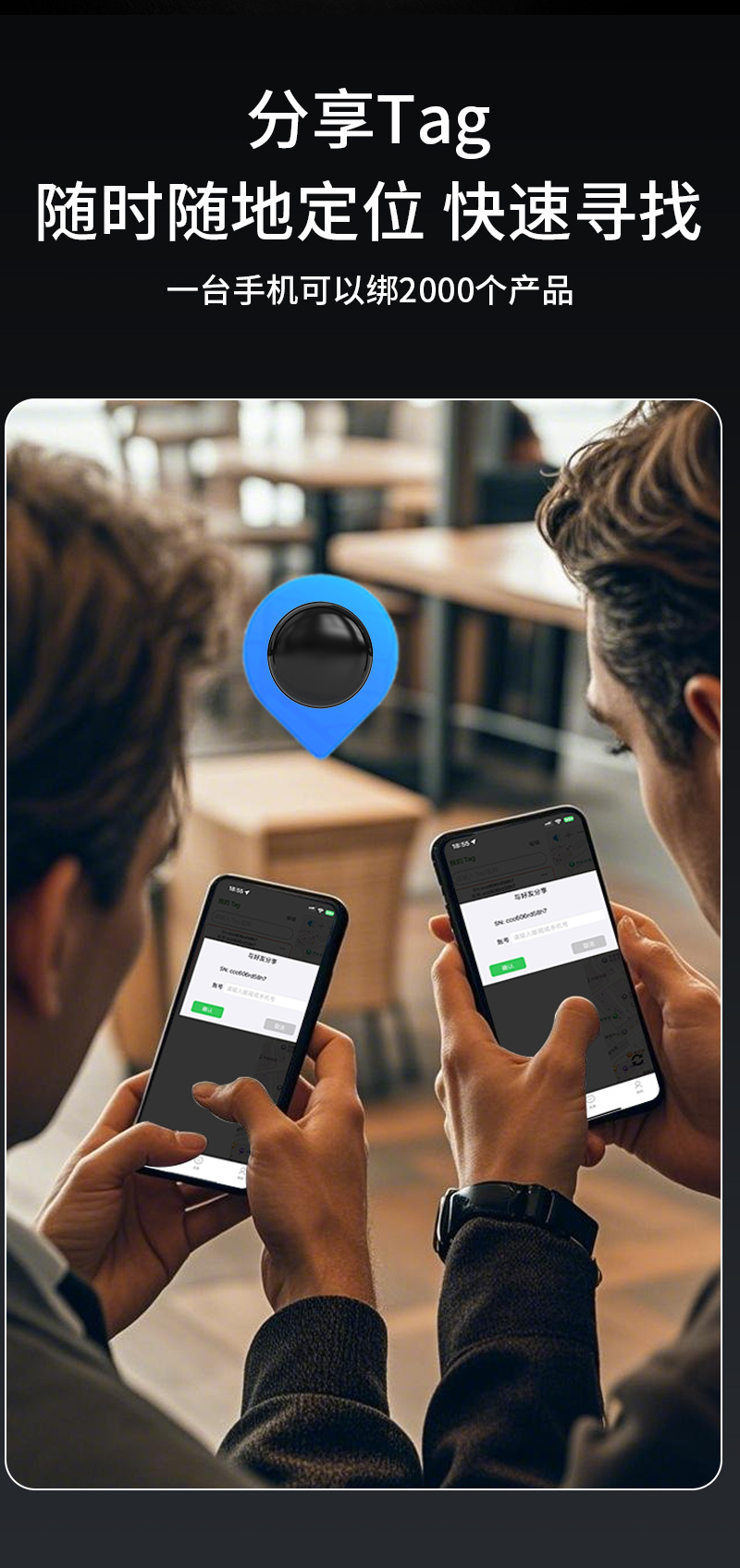 Magnetic Vehicle Anti-Theft Tracking Locator Bluetooth Gps Locator Portable Locator for Cars, Motorcycles and Electric Vehicles