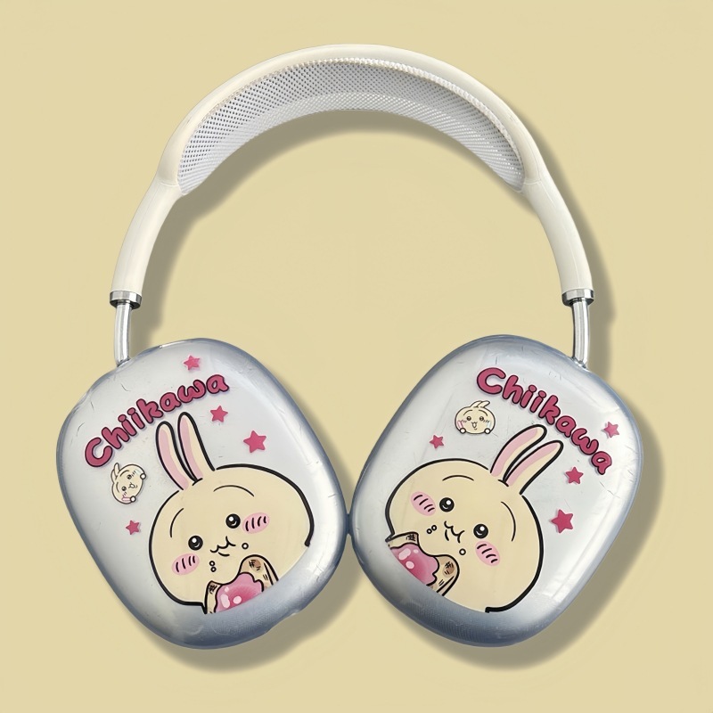 アニメ透明適用アップルAirPods Maxヘッドセットbluetoothヘッドセット保護カバーソフトケースかわいいシンプル|undefined