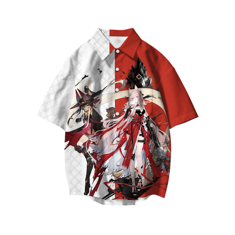 Tomorrow Ark 3D Printed Short Sleeve Shirt plus size Summer Beach Shirt Loose Casual Seaside Surfing Beach Suit