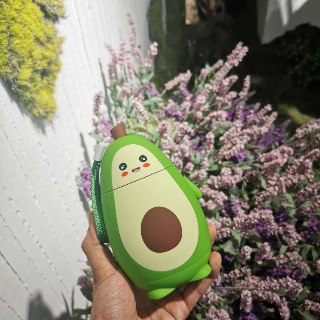 Fabricantes personalizados copas de jugo de fruta super lindas copas de aguacate de doble aislamiento portátil copas de agua