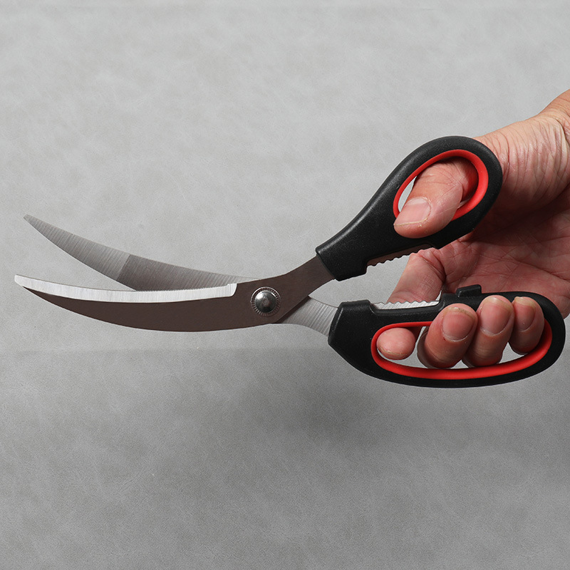 공장 아울렛 스테이크 한국 팔꿈치 주방 가위 바베큐 스테인레스 스틸 가위 그릴 한국 요리