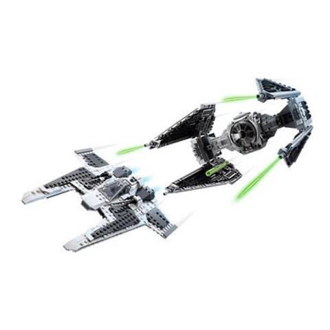クロスボーダースターウォーズシリーズウォーキングマシンデススタースターデストロイヤーインターセプターマシンガンボート戦闘機組み立てビルディングブロックおもちゃ|undefined