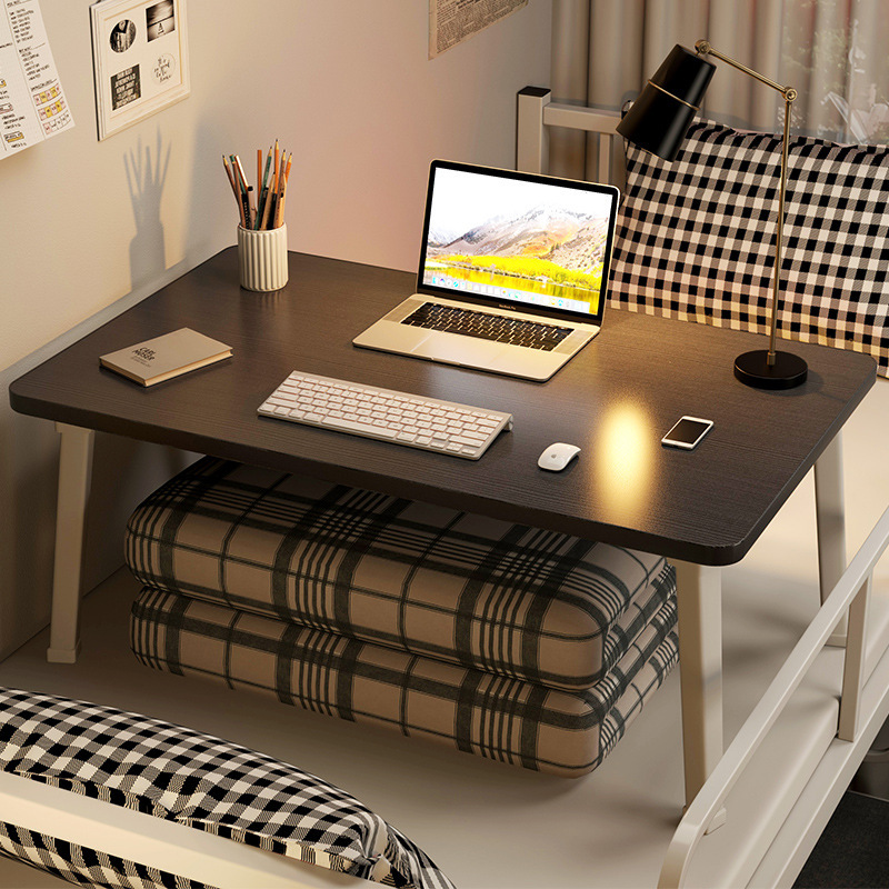 Small Bed Table, Study Table, Foldable Table, Desk, Lazy Stand, Dormitory, College Students, Children Reading and Writing