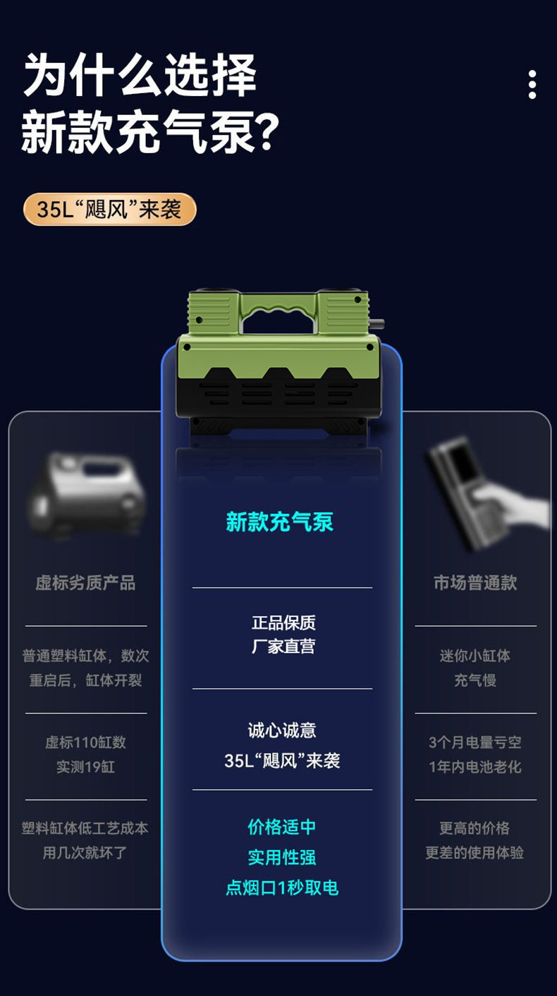 The New Car Air Pump Has a Minimum Batch of Electric Wireless Car Air Pump with Automatic Charging and Stop Ten Years of Warranty