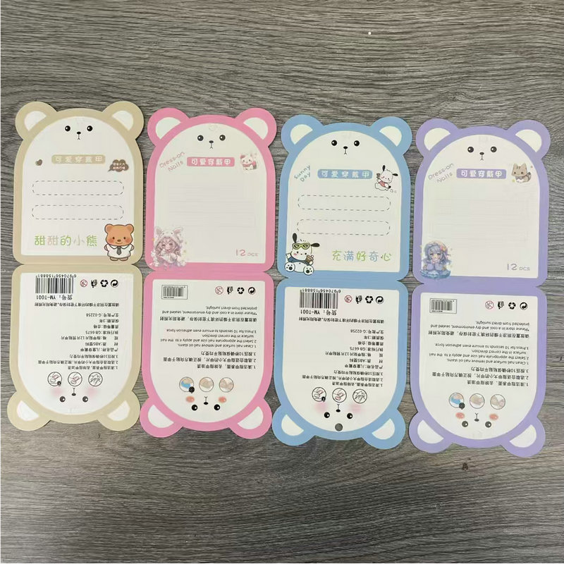 时尚服装标签吊牌 可爱韩版发夹包装卡片 通用高档卡头卡纸定制