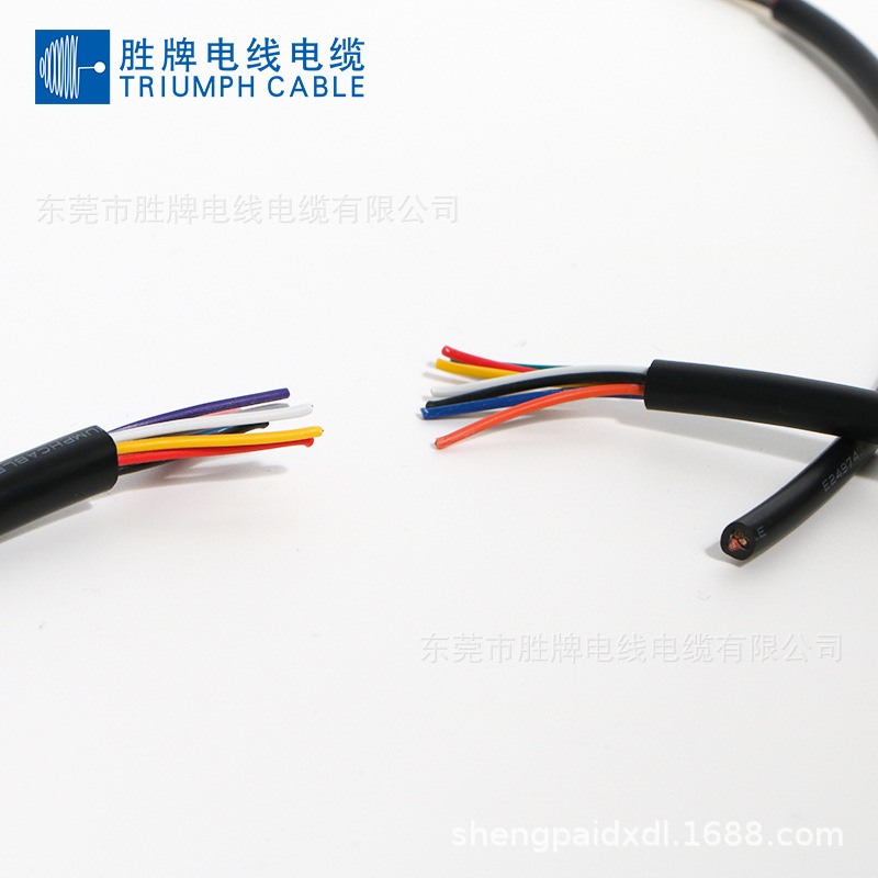 正标UL2464-24AWG成品线24#号线PVC电源线4芯过粉护套线多芯电线