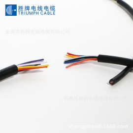 多芯无屏蔽护套线  UL2464-22A-8C 耐高温的线PVC护套线