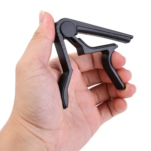 2 pack folk/electric guitar capo aluminum alloy wood grain capo + 5 picks Guitar Capo
