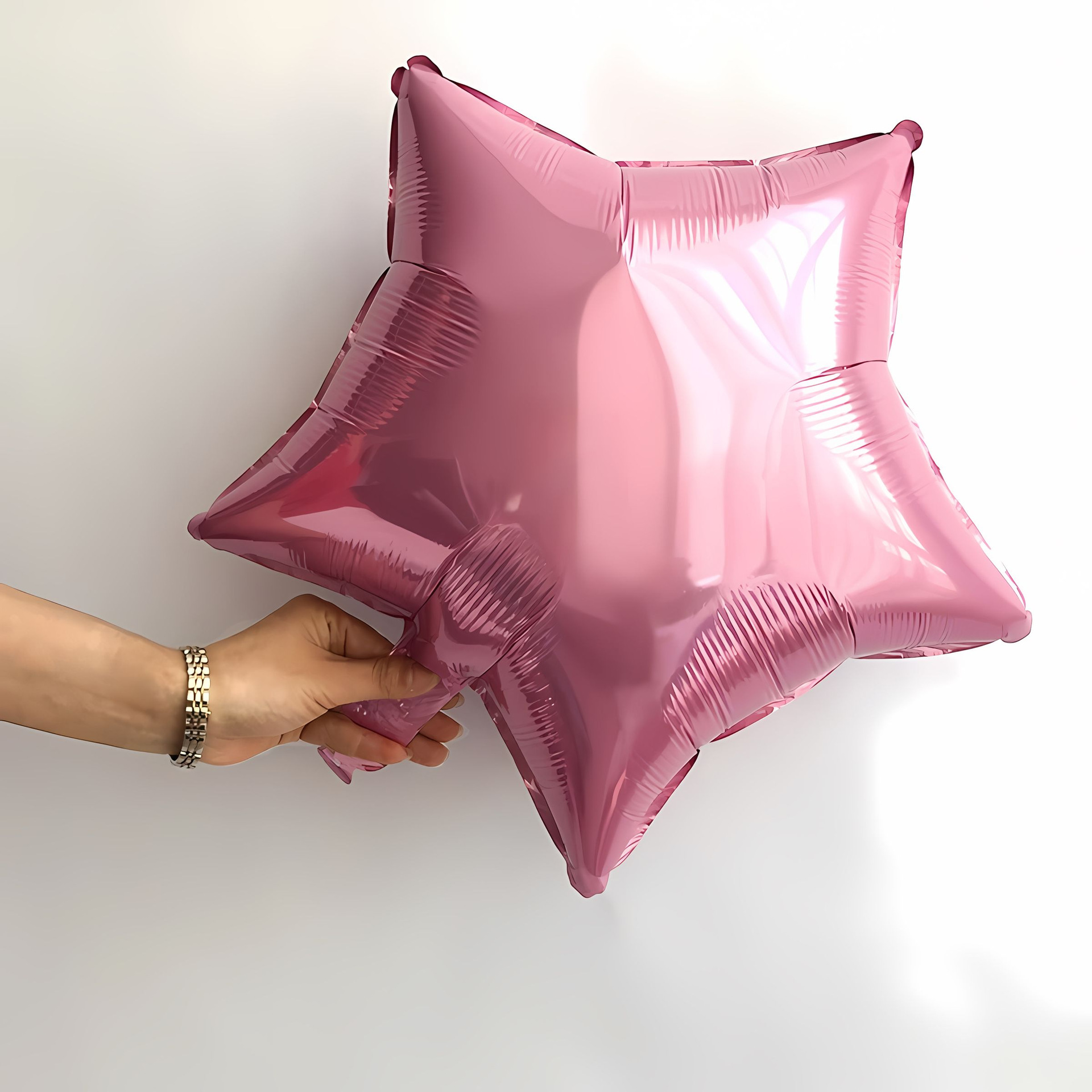 Globo de Papel de Aluminio de Estrella de Cinco Puntas de 18 Pulgadas, Color Liso, Decoración para Fiestas de Cumpleaños, Bodas, Eventos, Celebraciones