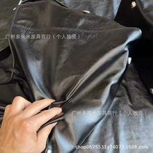 老花皮女包黑武士油蜡小羊皮carryall通勤托特包牛角包法棍包复古