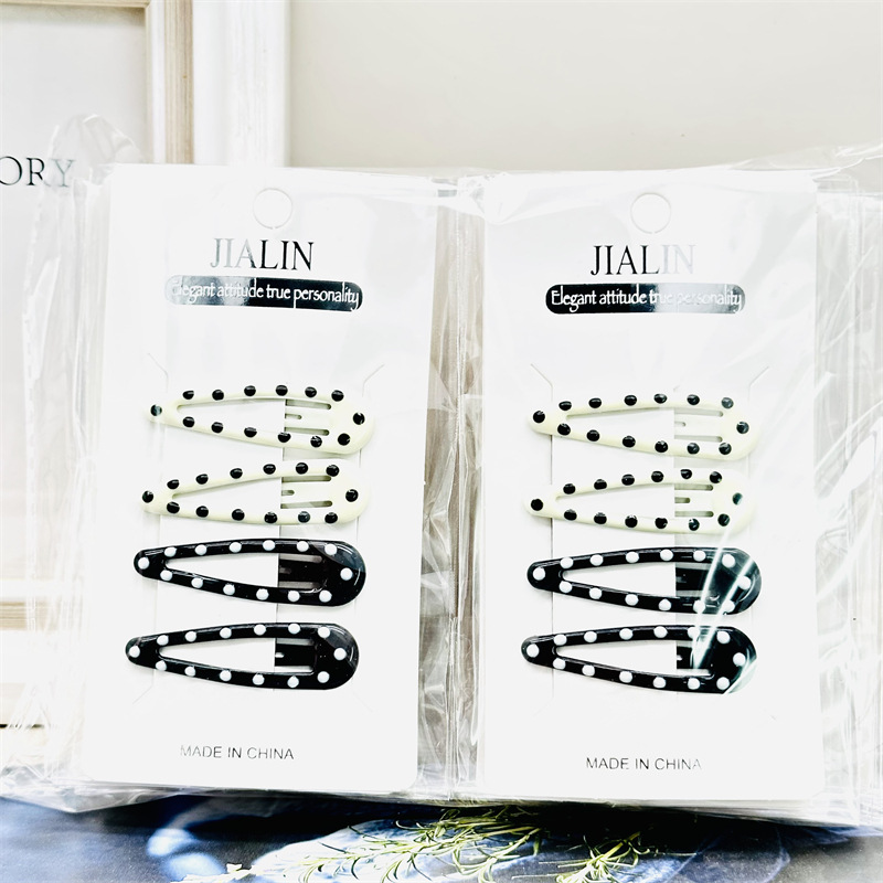 Nueva nube simple horquilla hueca bb clip de cabeza trasera de las mujeres tocado flequillo lateral horquilla rota